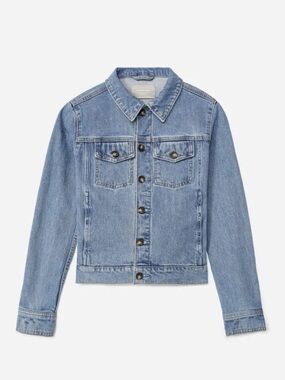 Everlane The Modern Jean Jacket in Stone-Washed Sky
